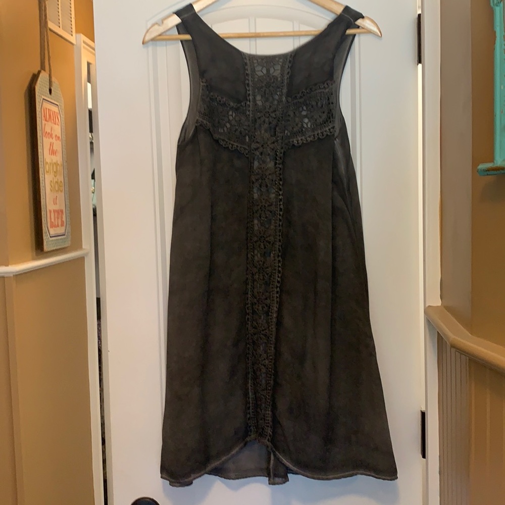 Grey Boho Dress